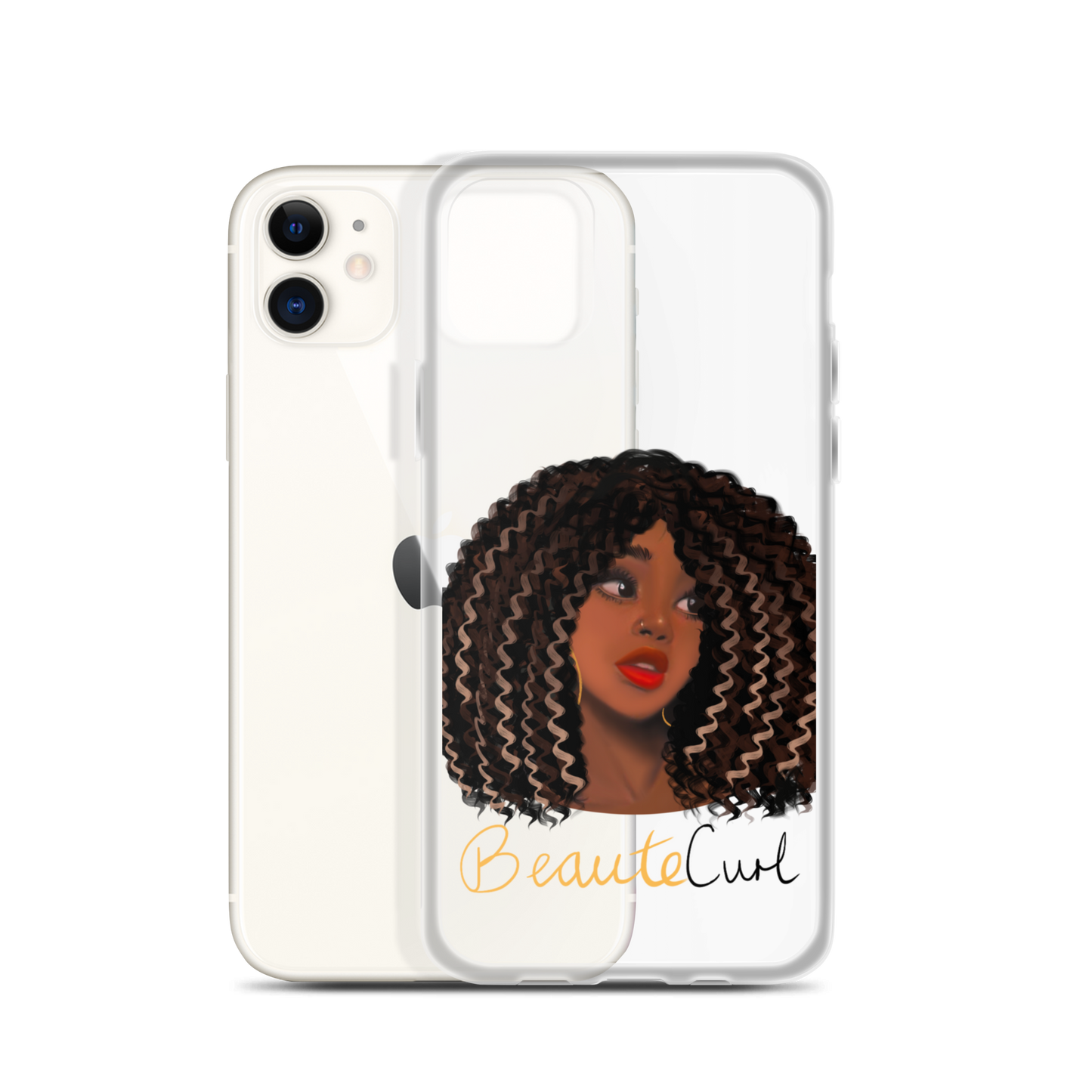 Wavy Hair Beaute iPhone Case