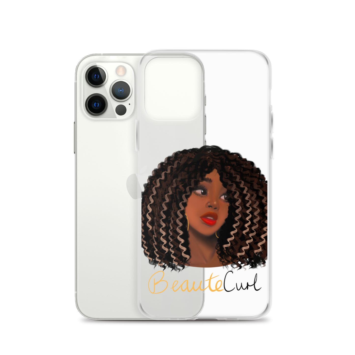 Wavy Hair Beaute iPhone Case