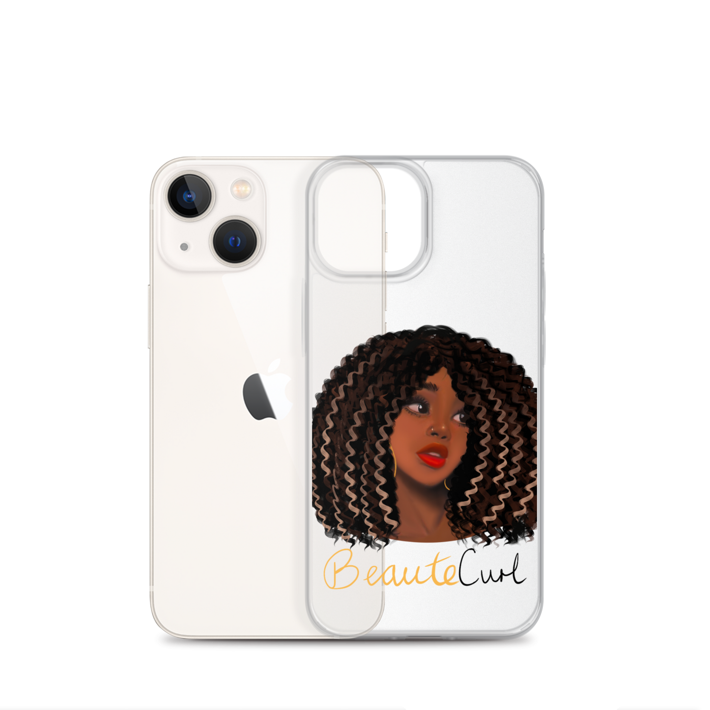Wavy Hair Beaute iPhone Case