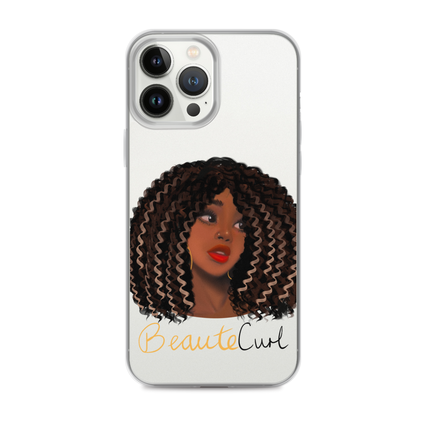 Wavy Hair Beaute iPhone Case