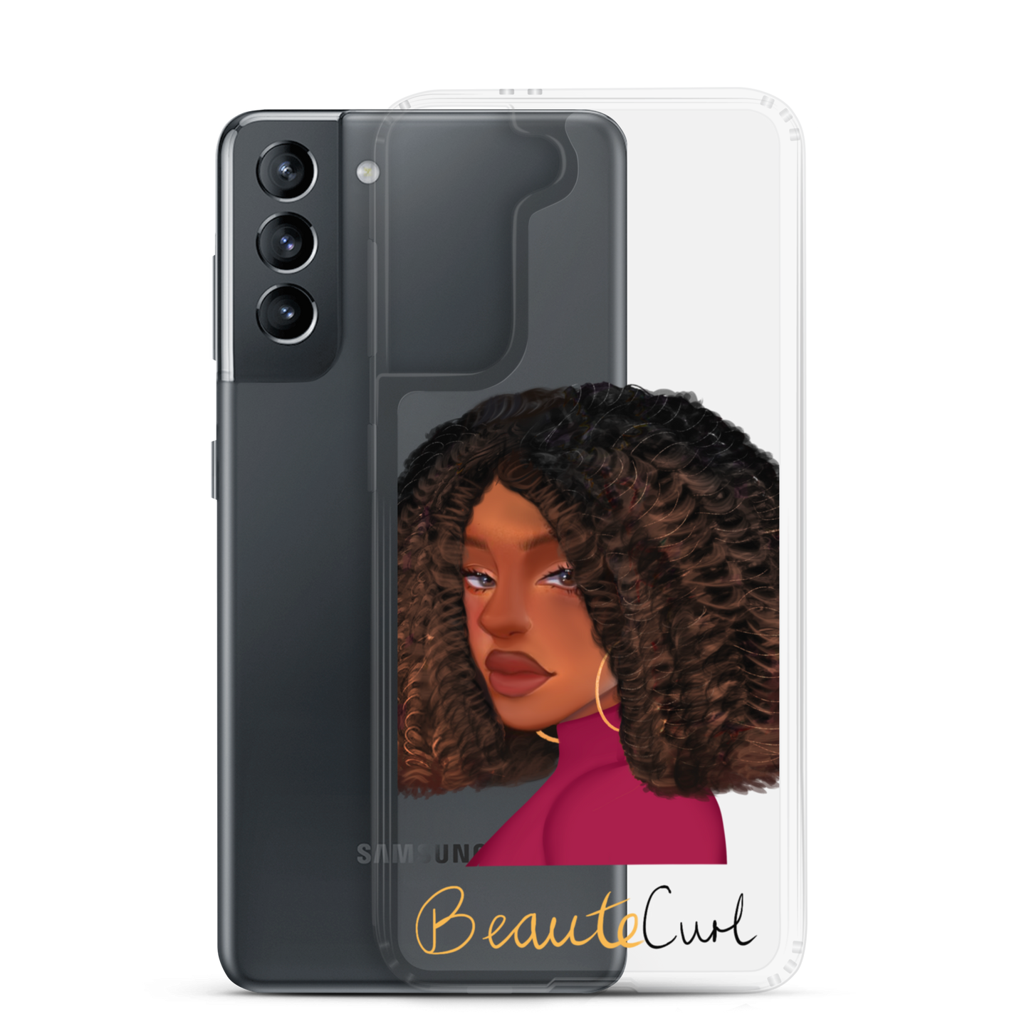 Curly Bob Beaute Samsung Case