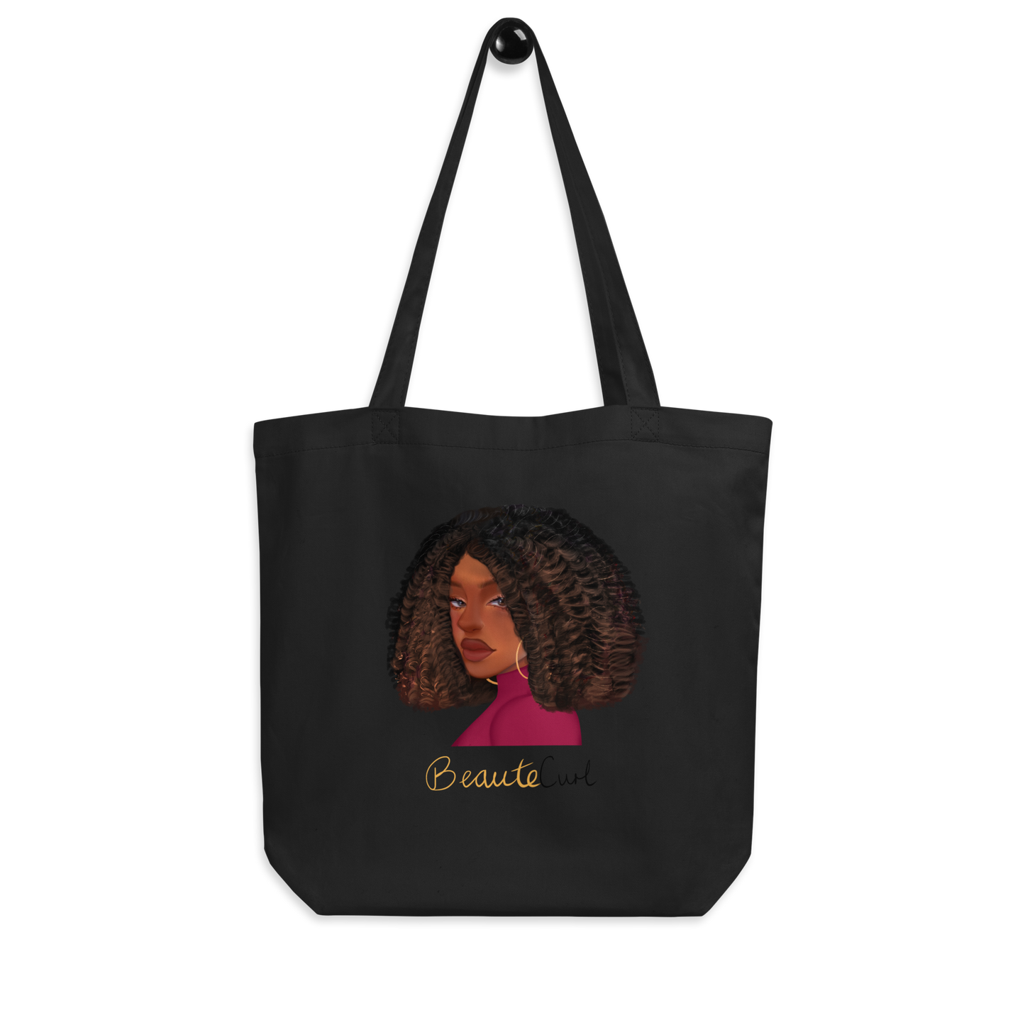 Curly Bob Beaute Tote Bag