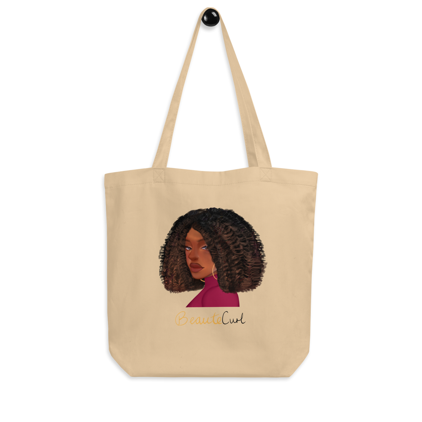 Curly Bob Beaute Tote Bag