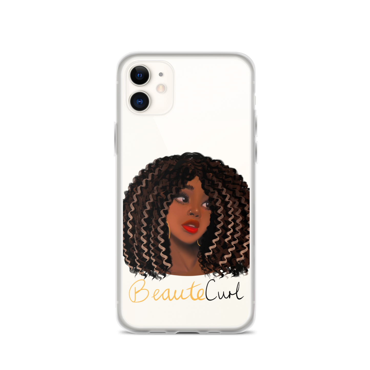 Wavy Hair Beaute iPhone Case