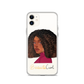 Curly Bob Beaute iPhone Case