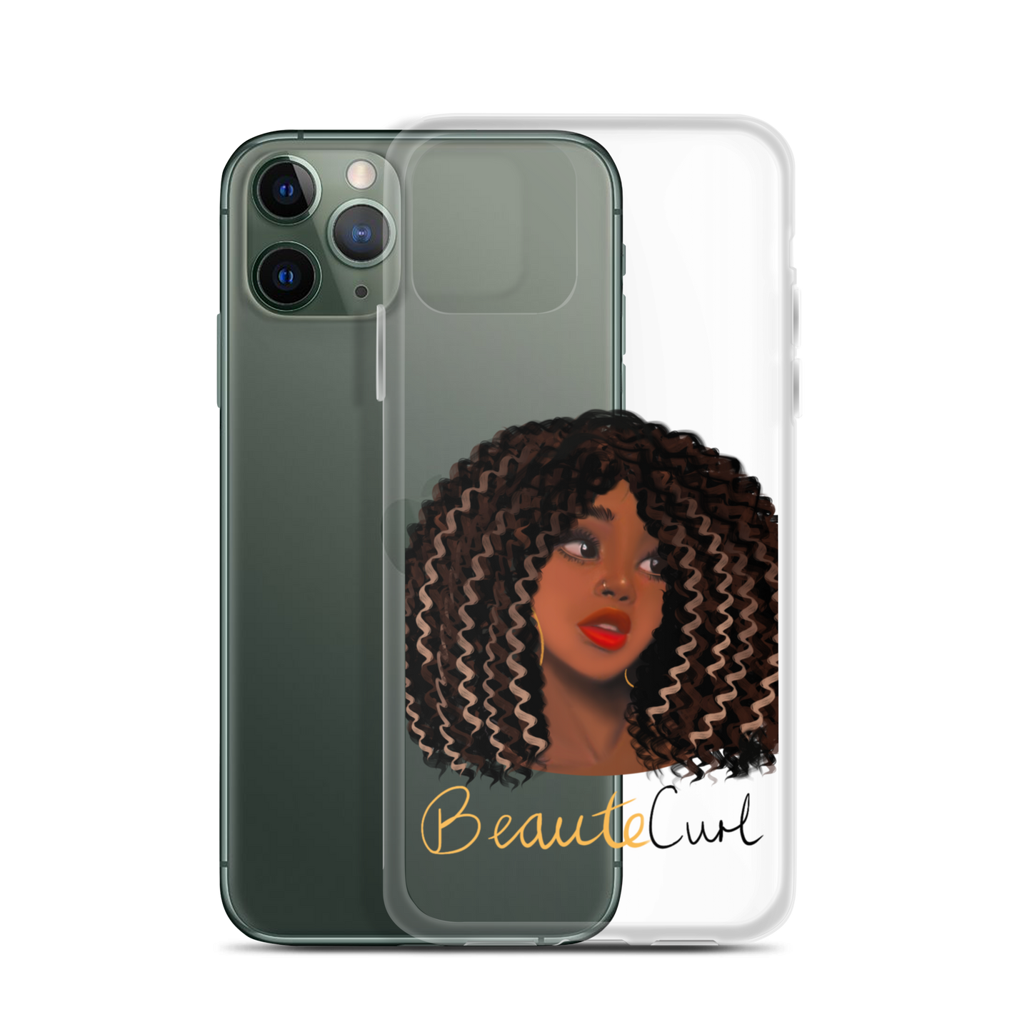 Wavy Hair Beaute iPhone Case