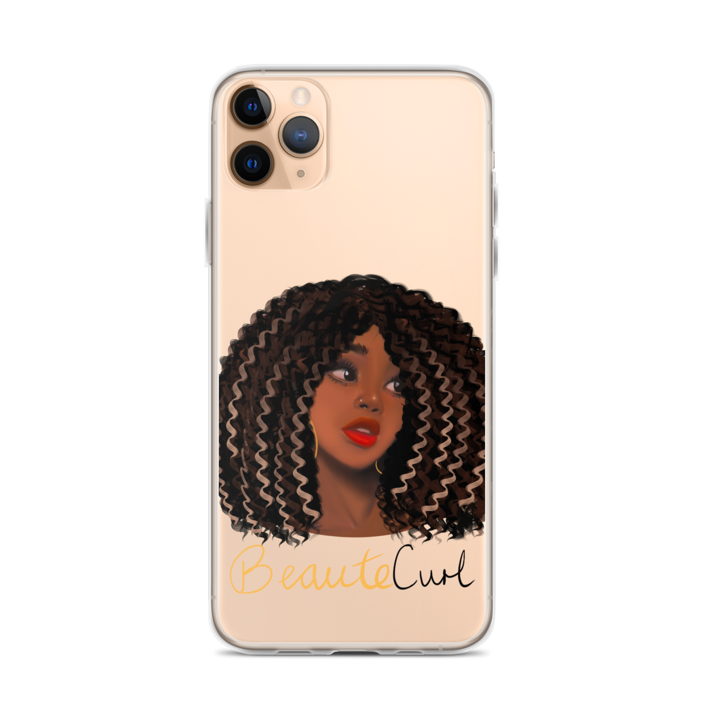 Wavy Hair Beaute iPhone Case