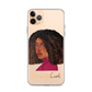 Curly Bob Beaute iPhone Case