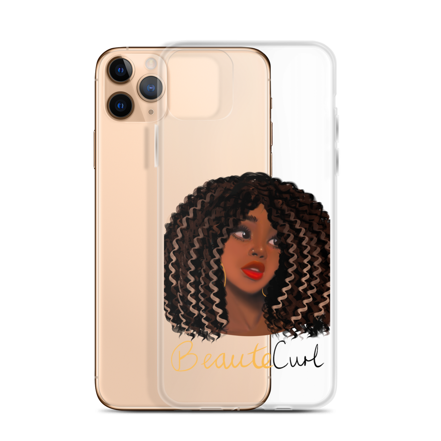 Wavy Hair Beaute iPhone Case