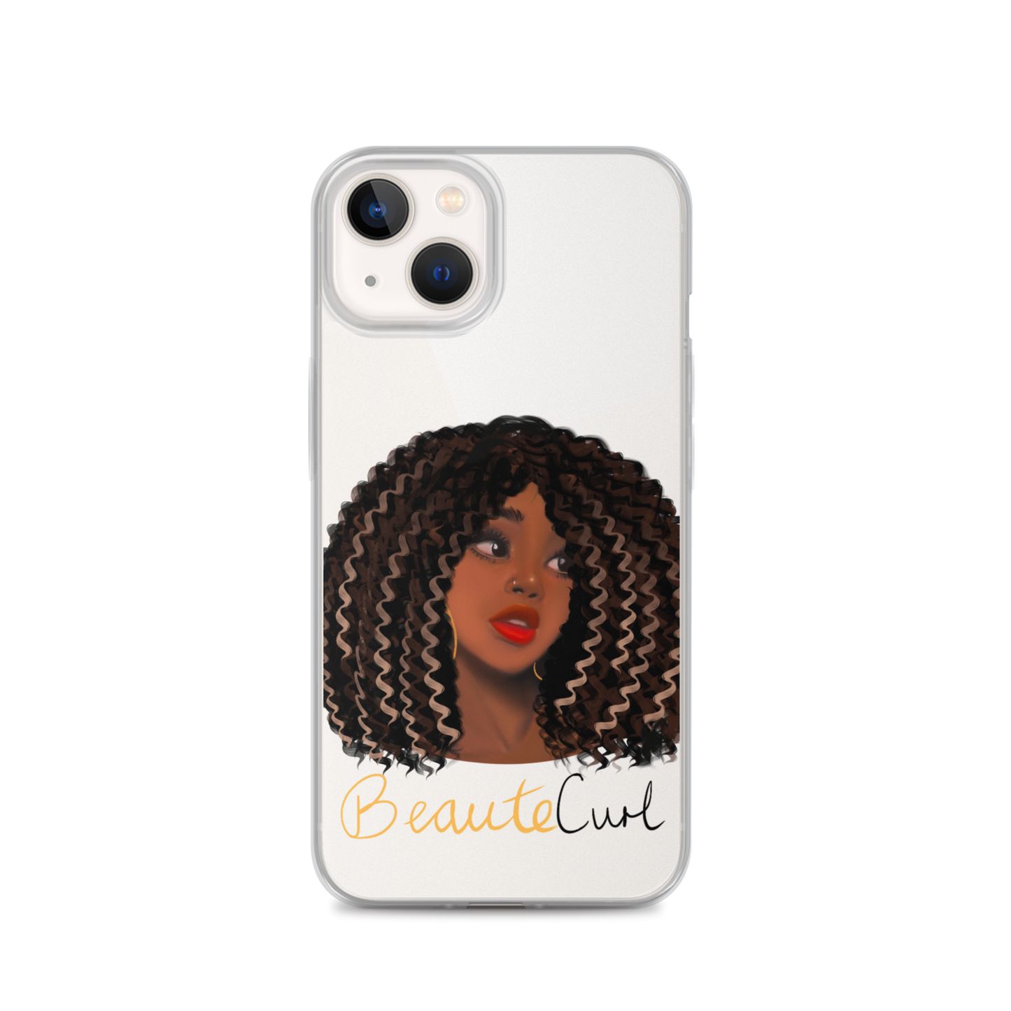 Wavy Hair Beaute iPhone Case