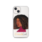 Curly Bob Beaute iPhone Case