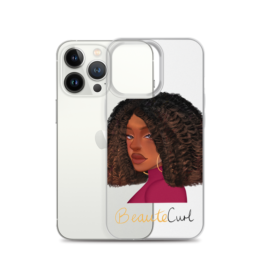 Curly Bob Beaute iPhone Case