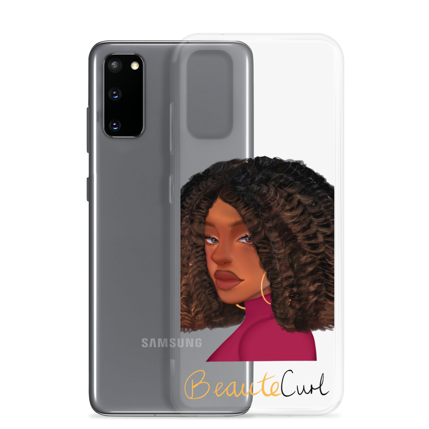 Curly Bob Beaute Samsung Case