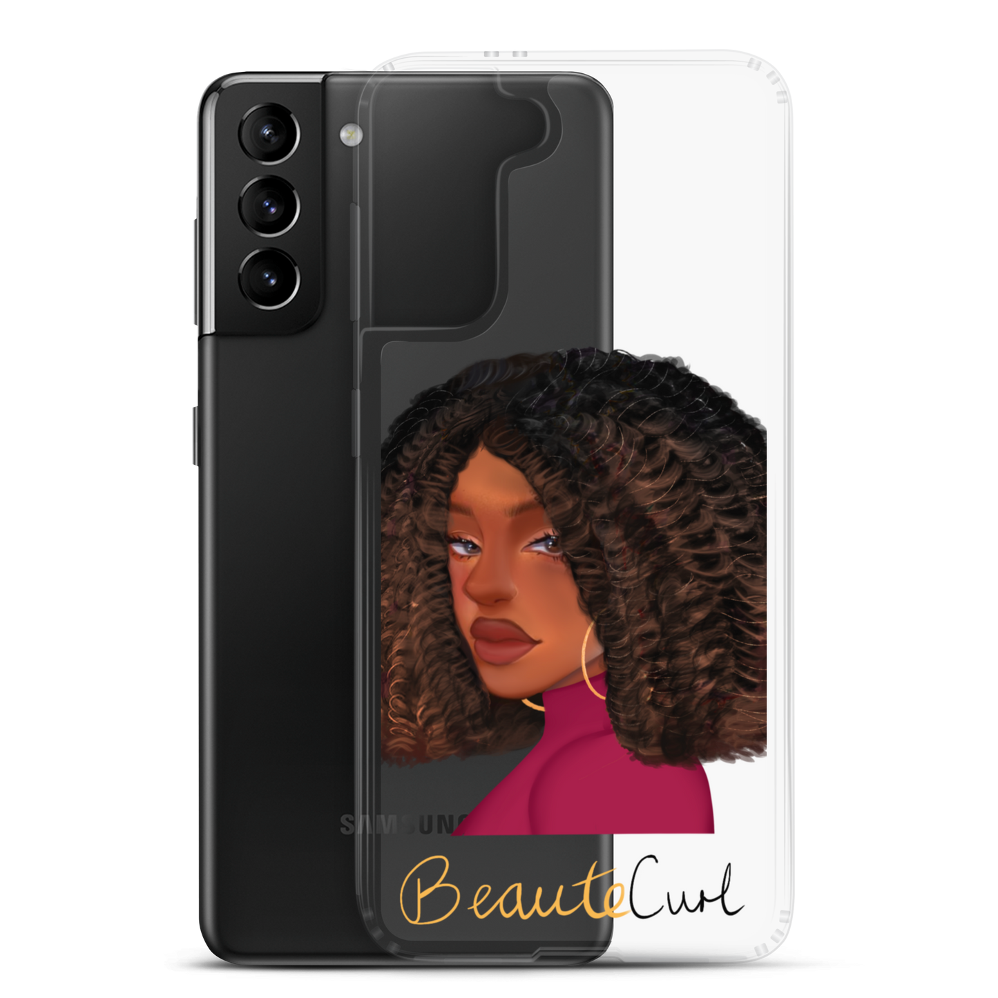 Curly Bob Beaute Samsung Case