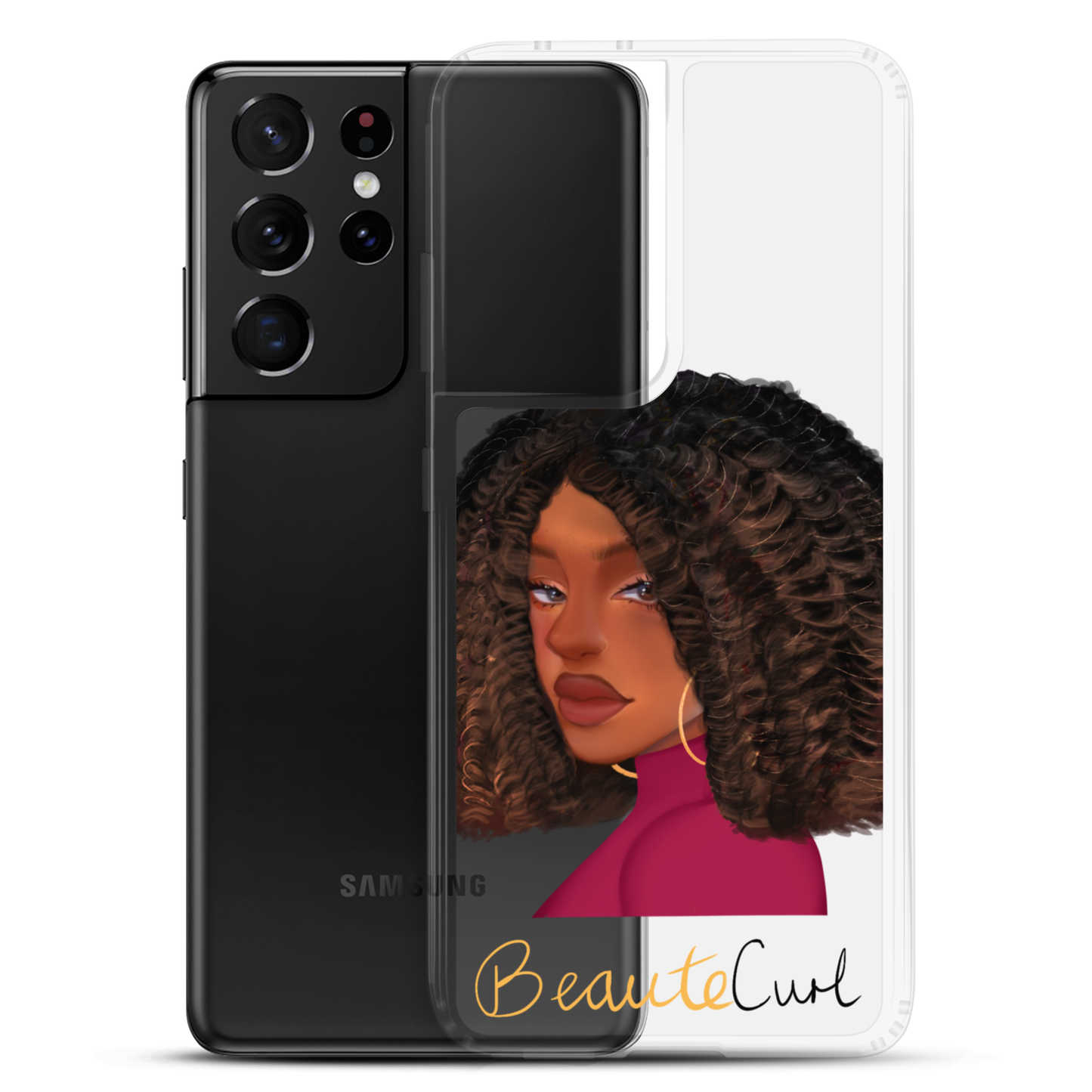 Curly Bob Beaute Samsung Case