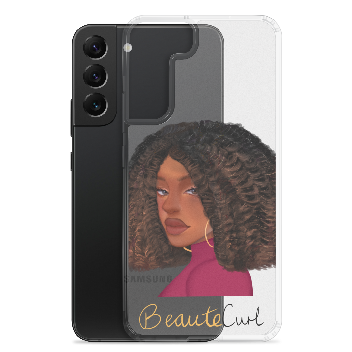 Curly Bob Beaute Samsung Case