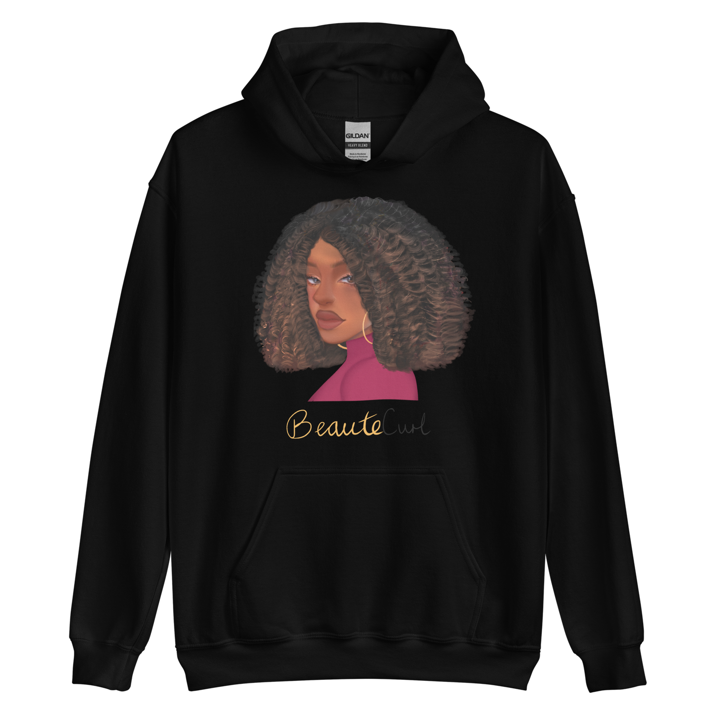 Curly Bob Beaute Unisex Hoodie