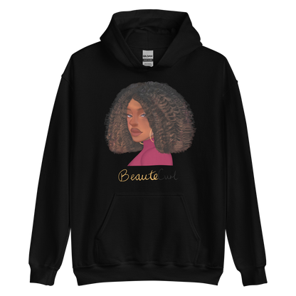 Curly Bob Beaute Unisex Hoodie