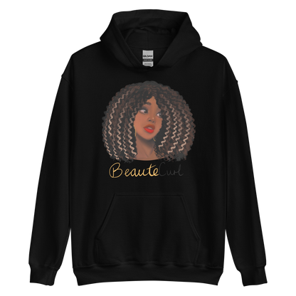 Wavy Hair Beaute Unisex Hoodie