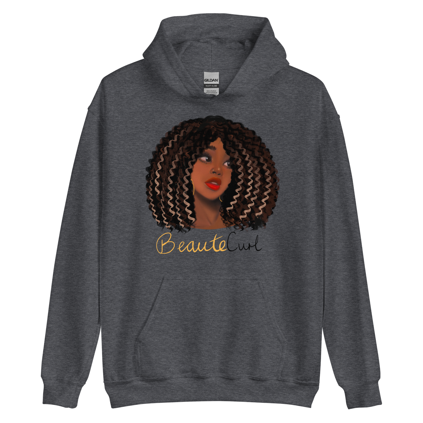 Wavy Hair Beaute Unisex Hoodie