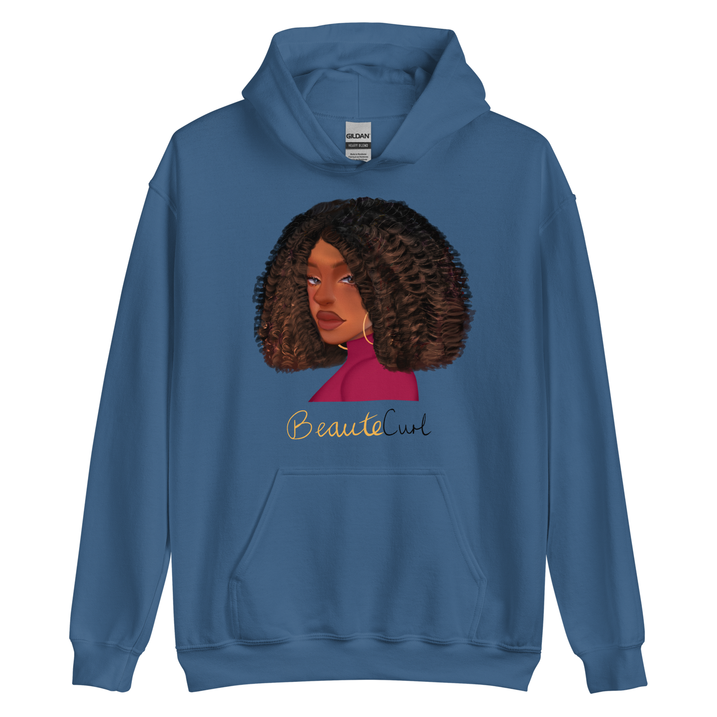 Curly Bob Beaute Unisex Hoodie