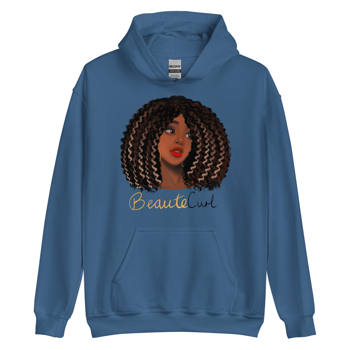 Wavy Hair Beaute Unisex Hoodie