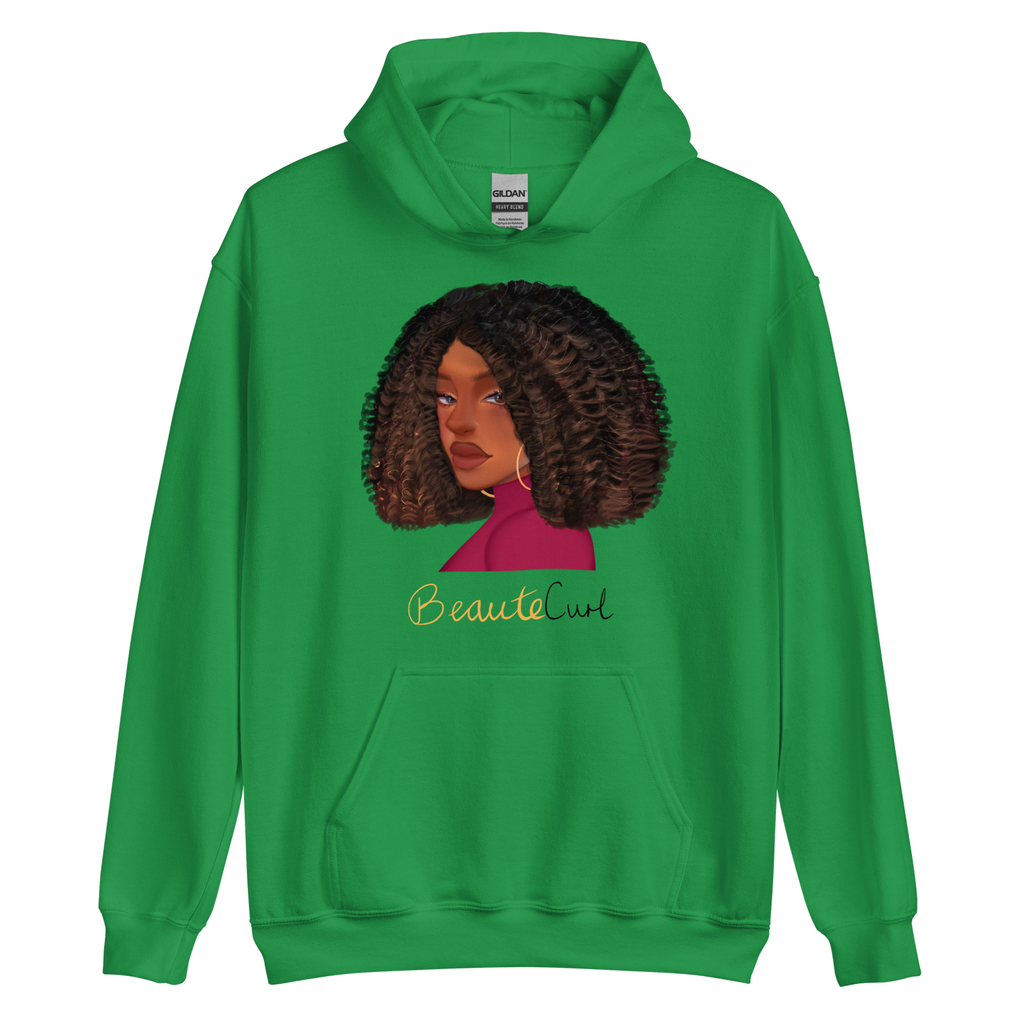 Curly Bob Beaute Unisex Hoodie