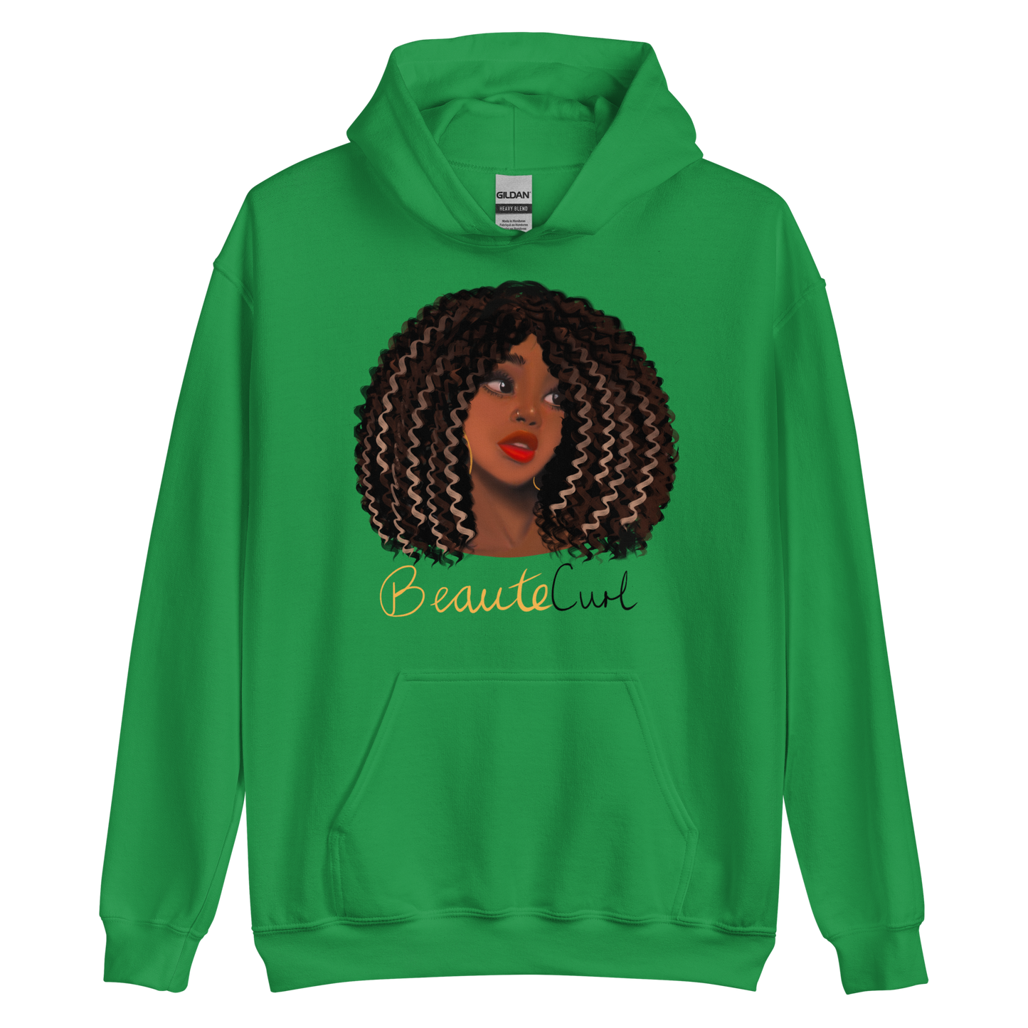 Wavy Hair Beaute Unisex Hoodie