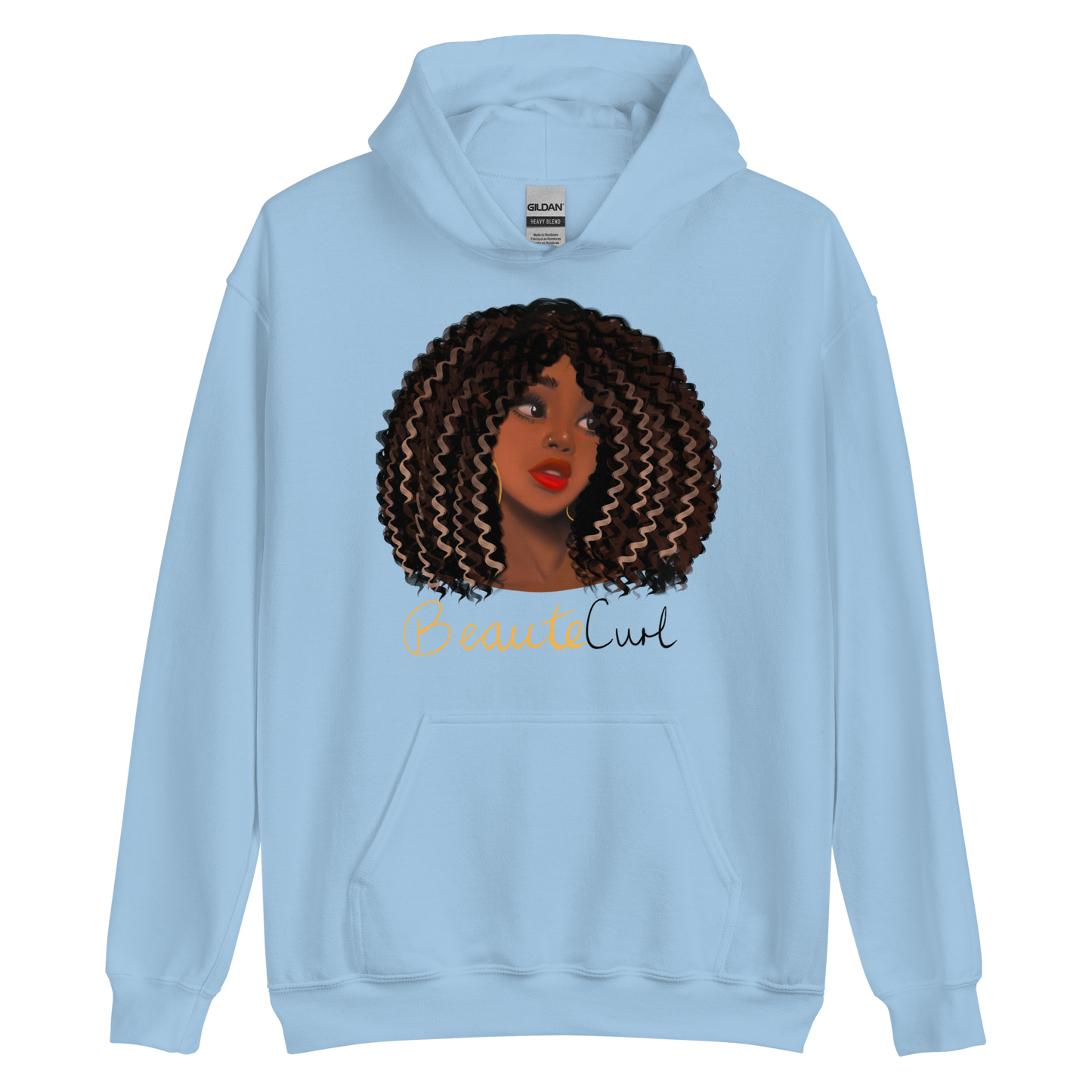 Wavy Hair Beaute Unisex Hoodie