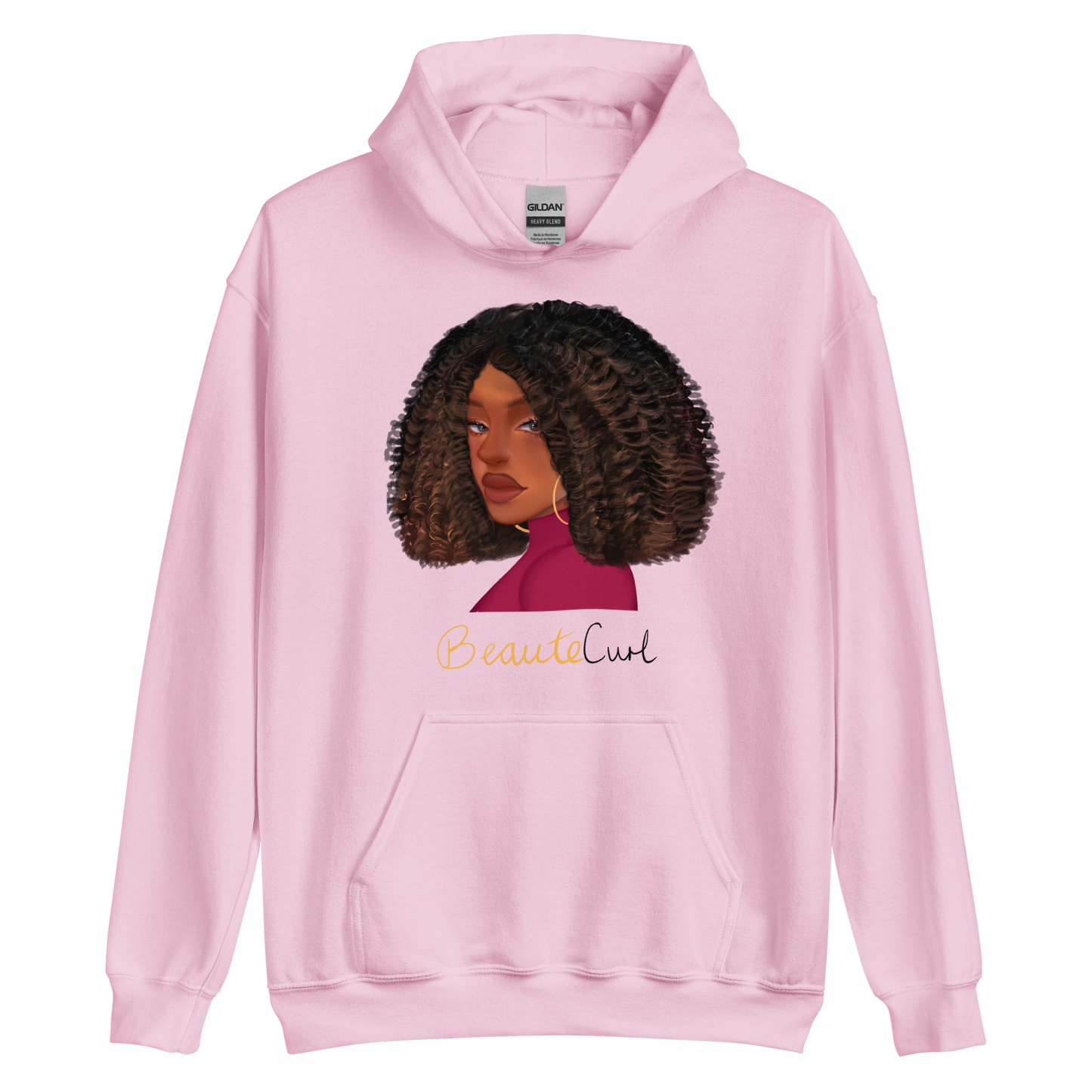 Curly Bob Beaute Unisex Hoodie