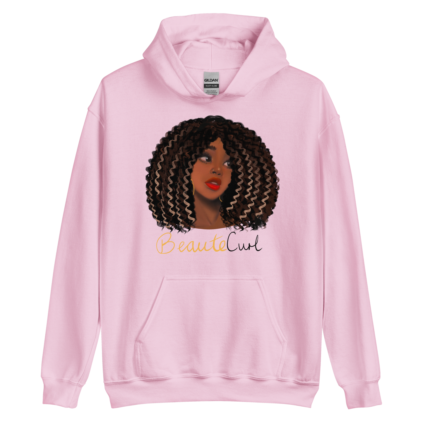 Wavy Hair Beaute Unisex Hoodie