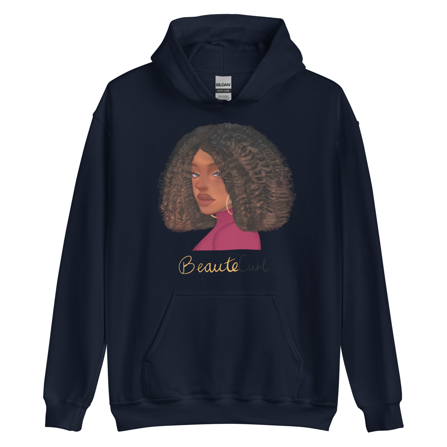 Curly Bob Beaute Unisex Hoodie