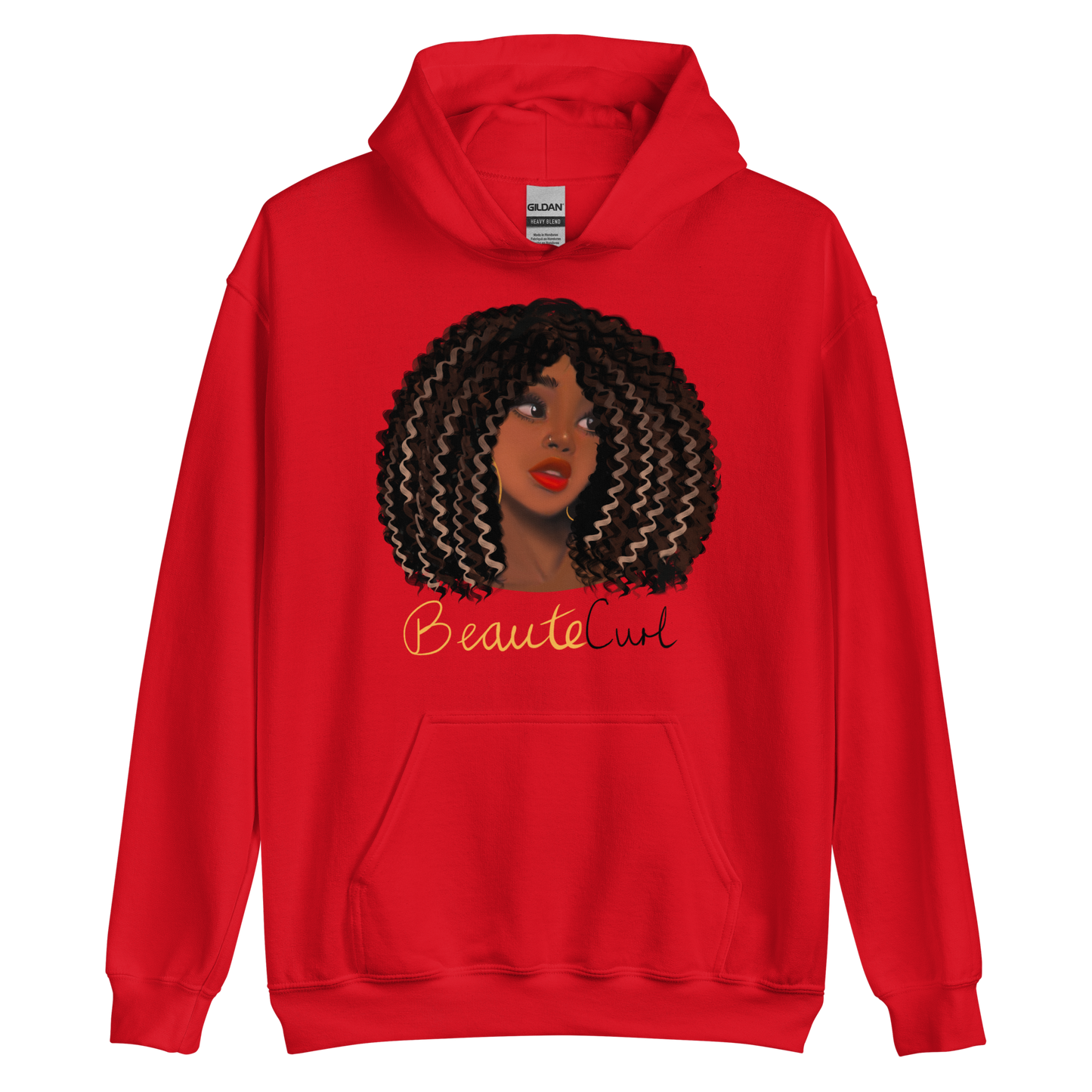 Wavy Hair Beaute Unisex Hoodie