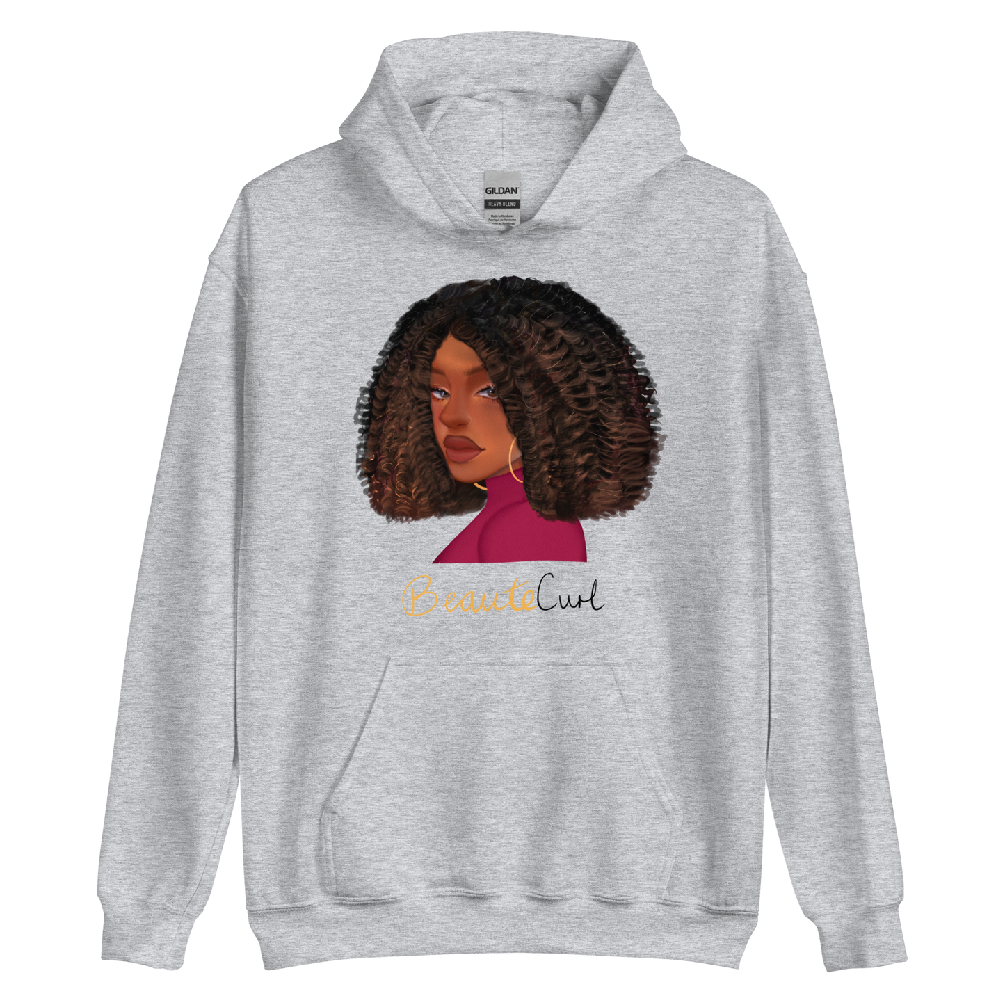 Curly Bob Beaute Unisex Hoodie