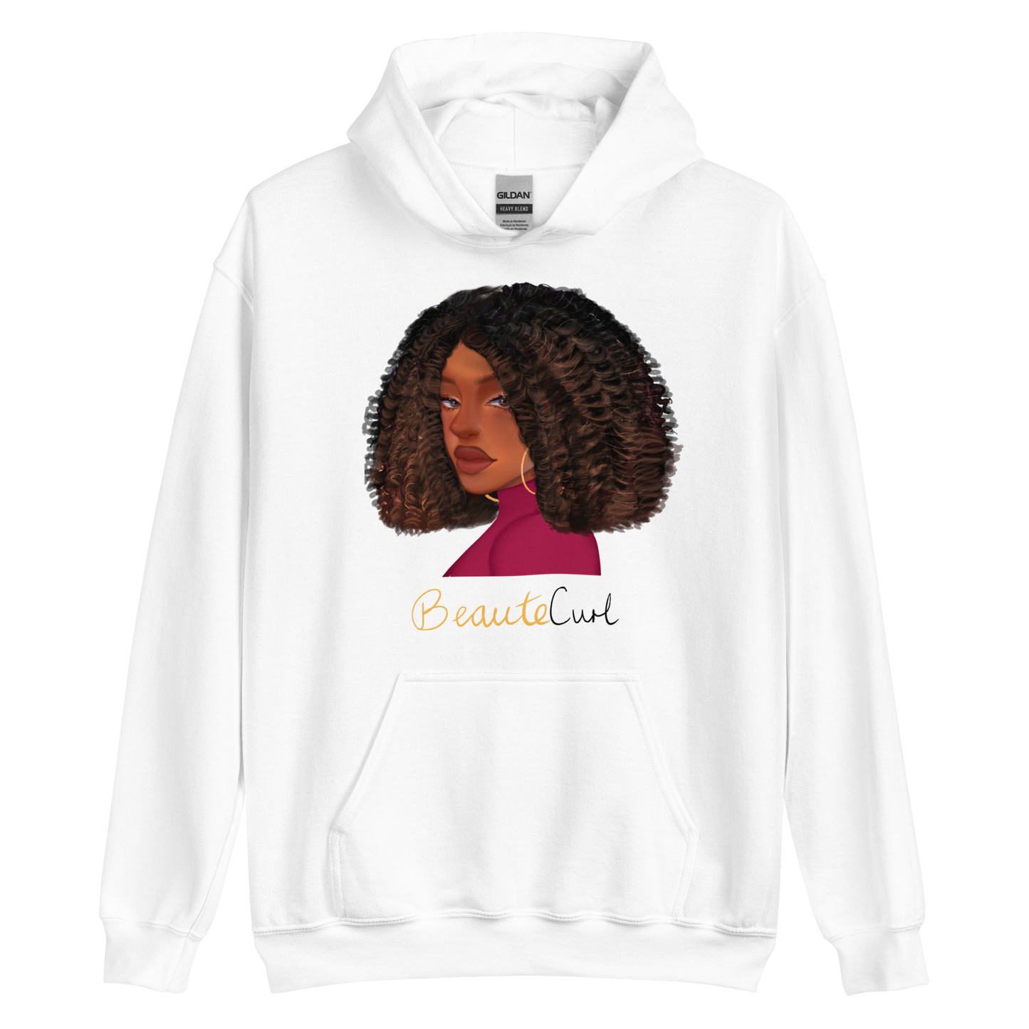 Curly Bob Beaute Unisex Hoodie