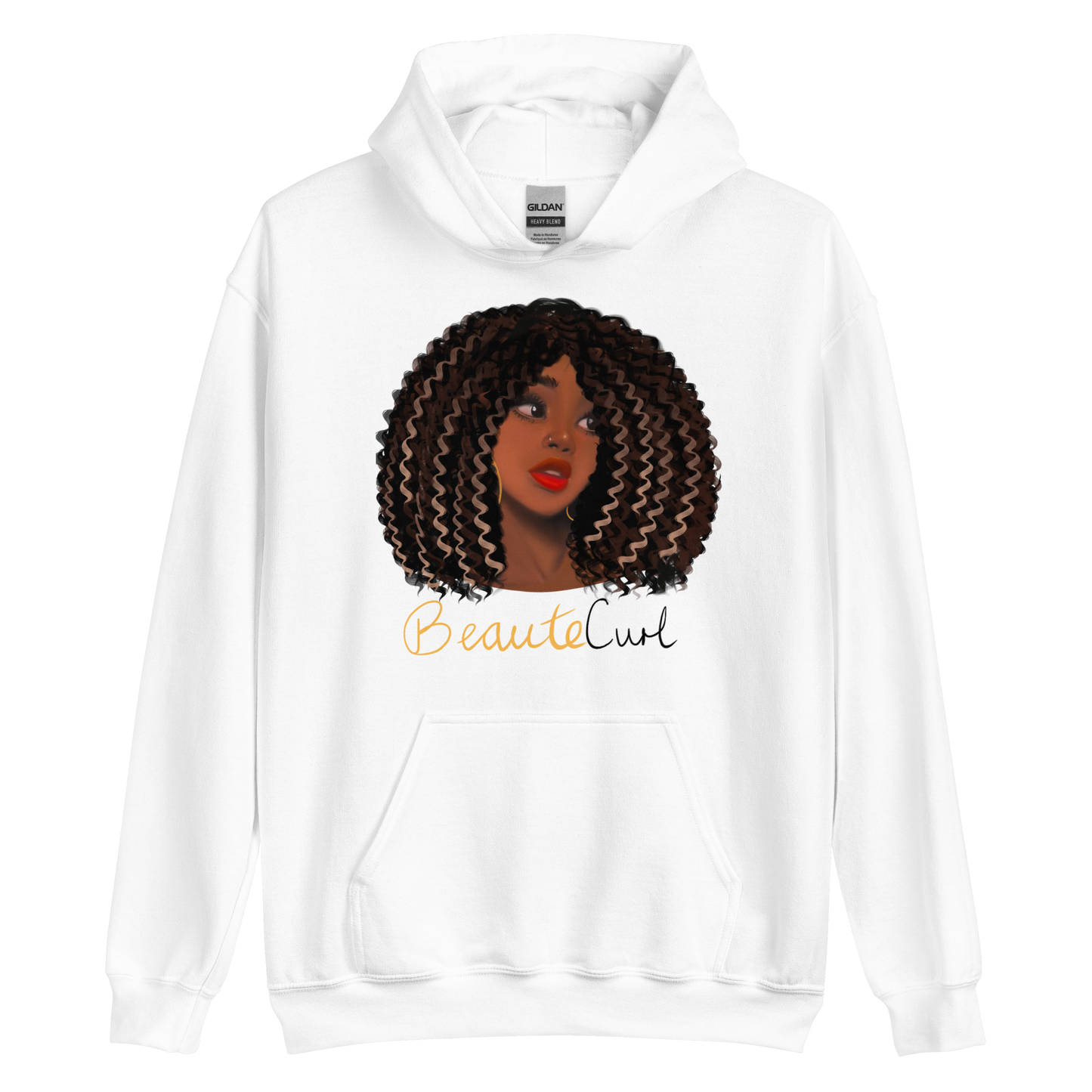 Wavy Hair Beaute Unisex Hoodie