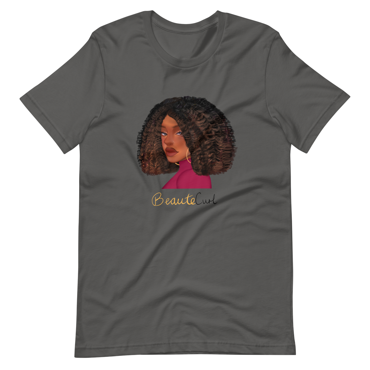 Curly Bob Beaute Unisex t-shirt