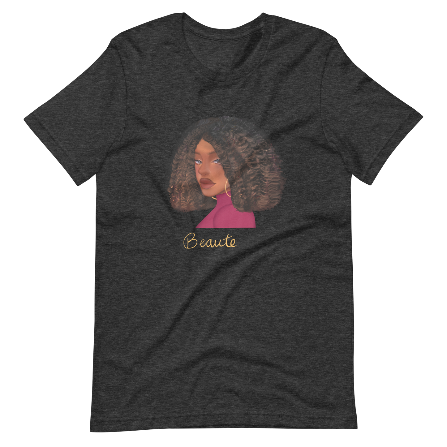 Curly Bob Beaute Unisex t-shirt