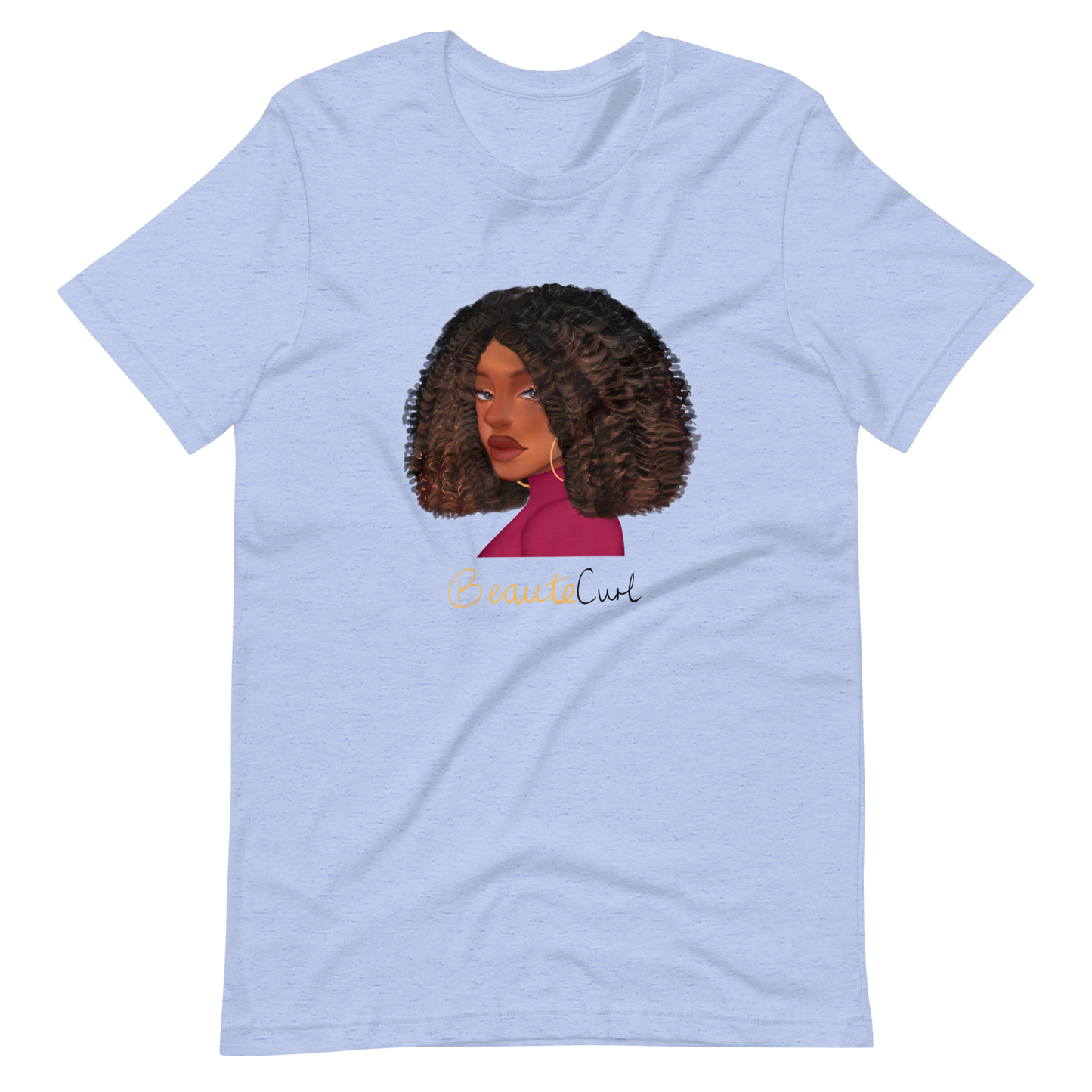 Curly Bob Beaute Unisex t-shirt