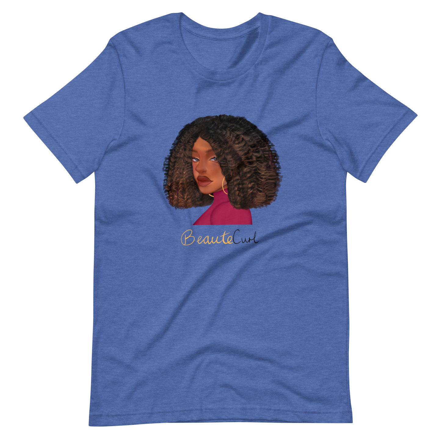 Curly Bob Beaute Unisex t-shirt