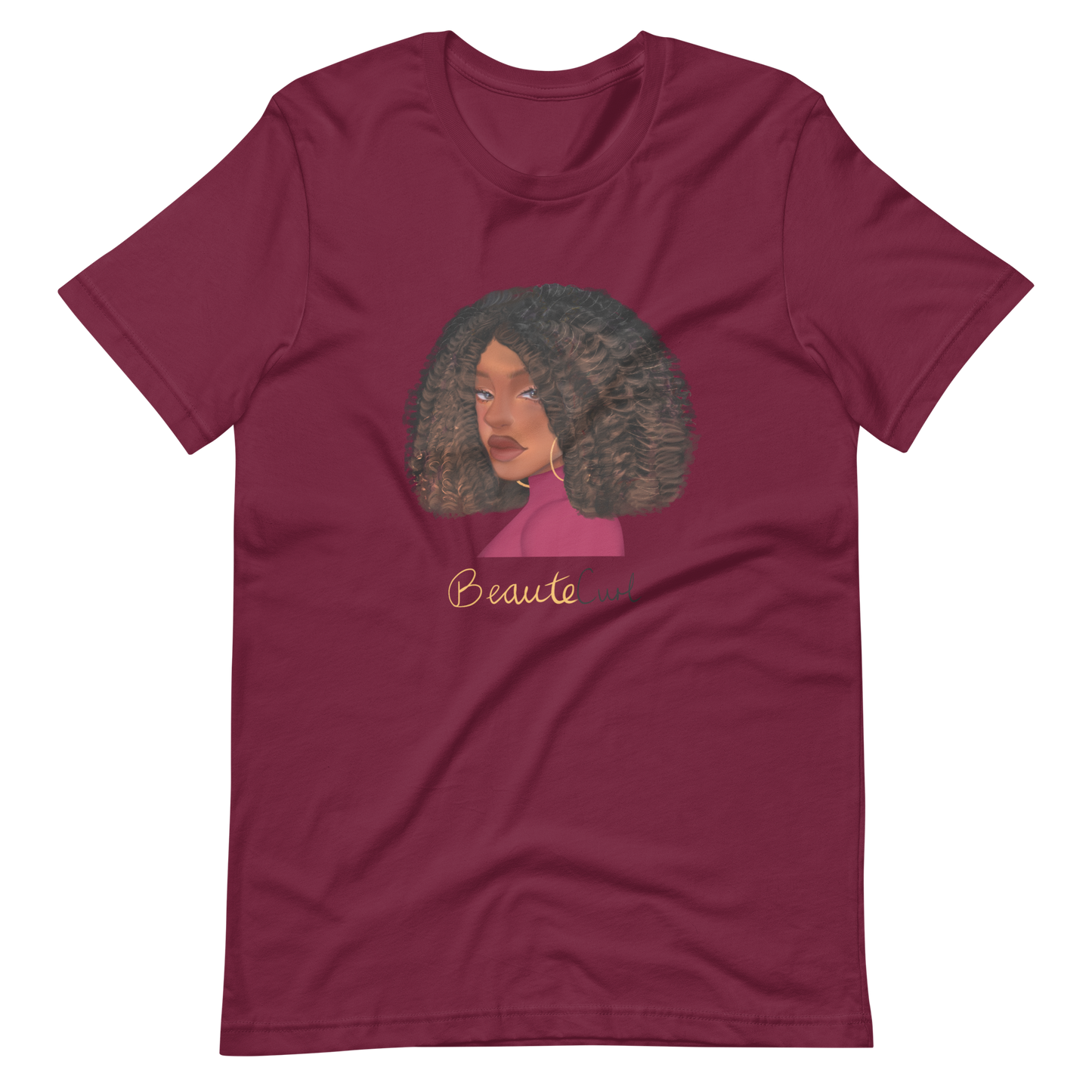 Curly Bob Beaute Unisex t-shirt