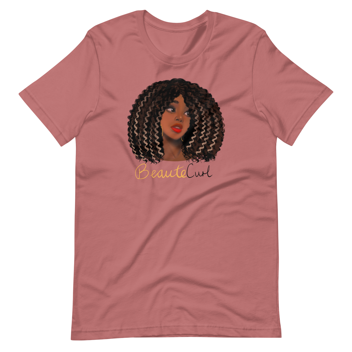 Wavy Hair Beaute Unisex t-shirt