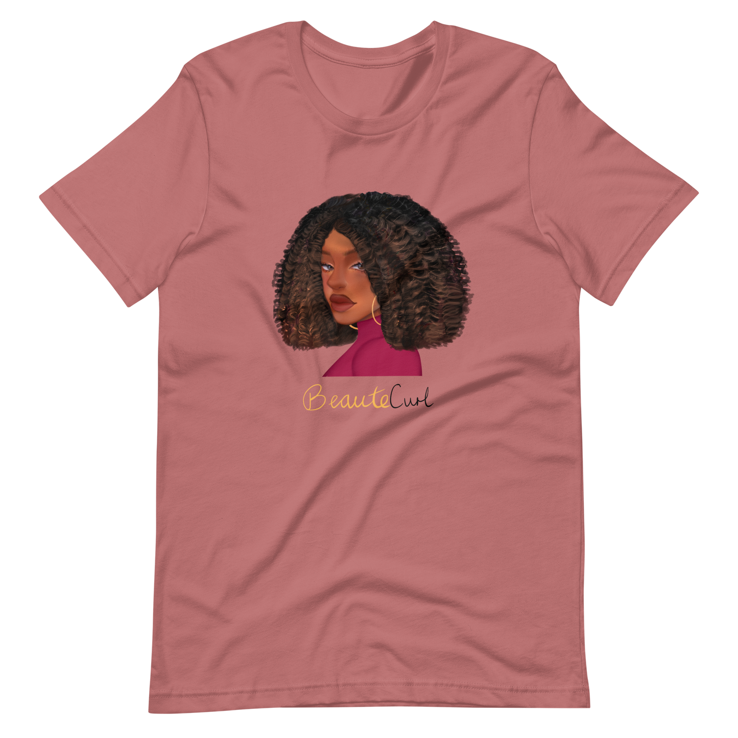 Curly Bob Beaute Unisex t-shirt