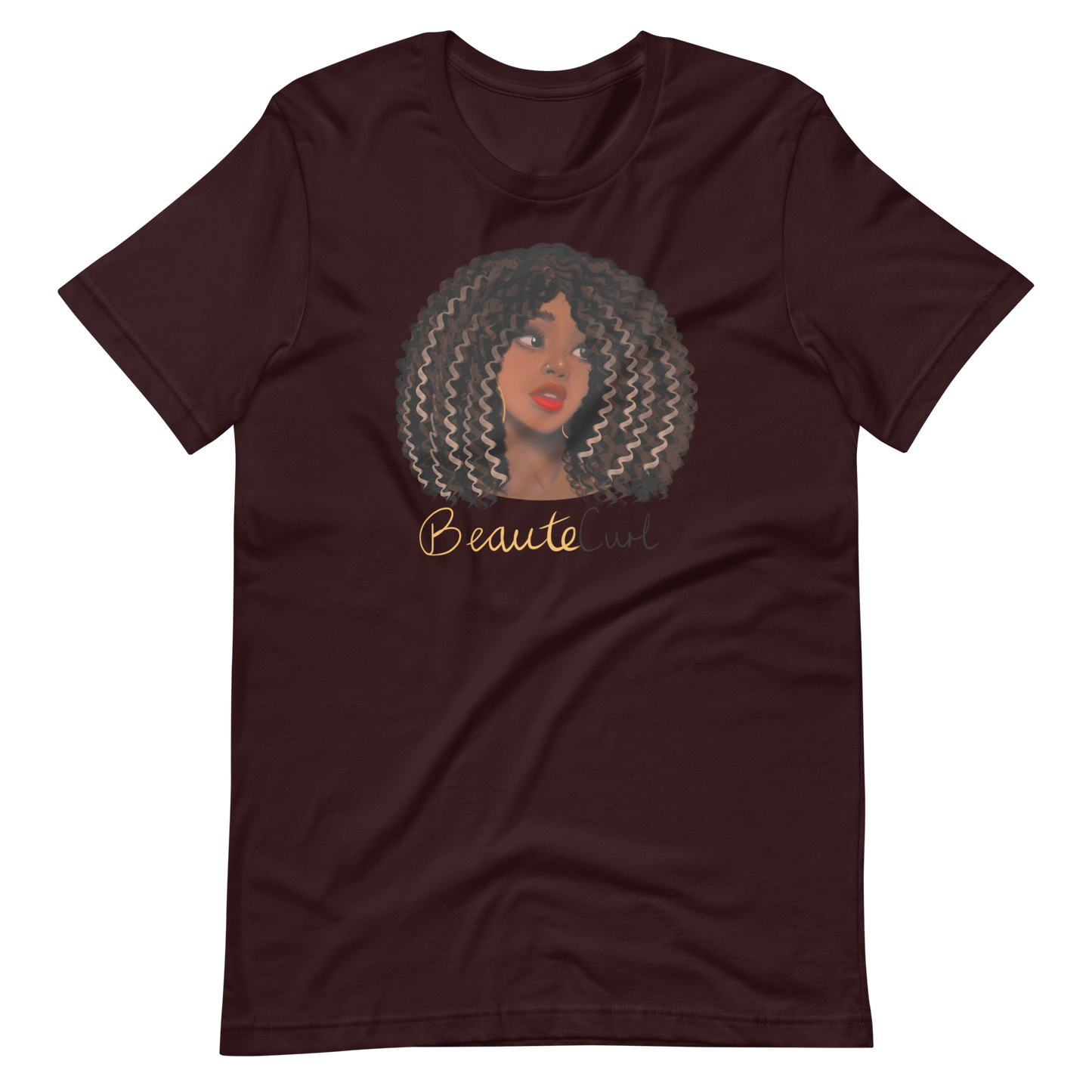 Wavy Hair Beaute Unisex t-shirt