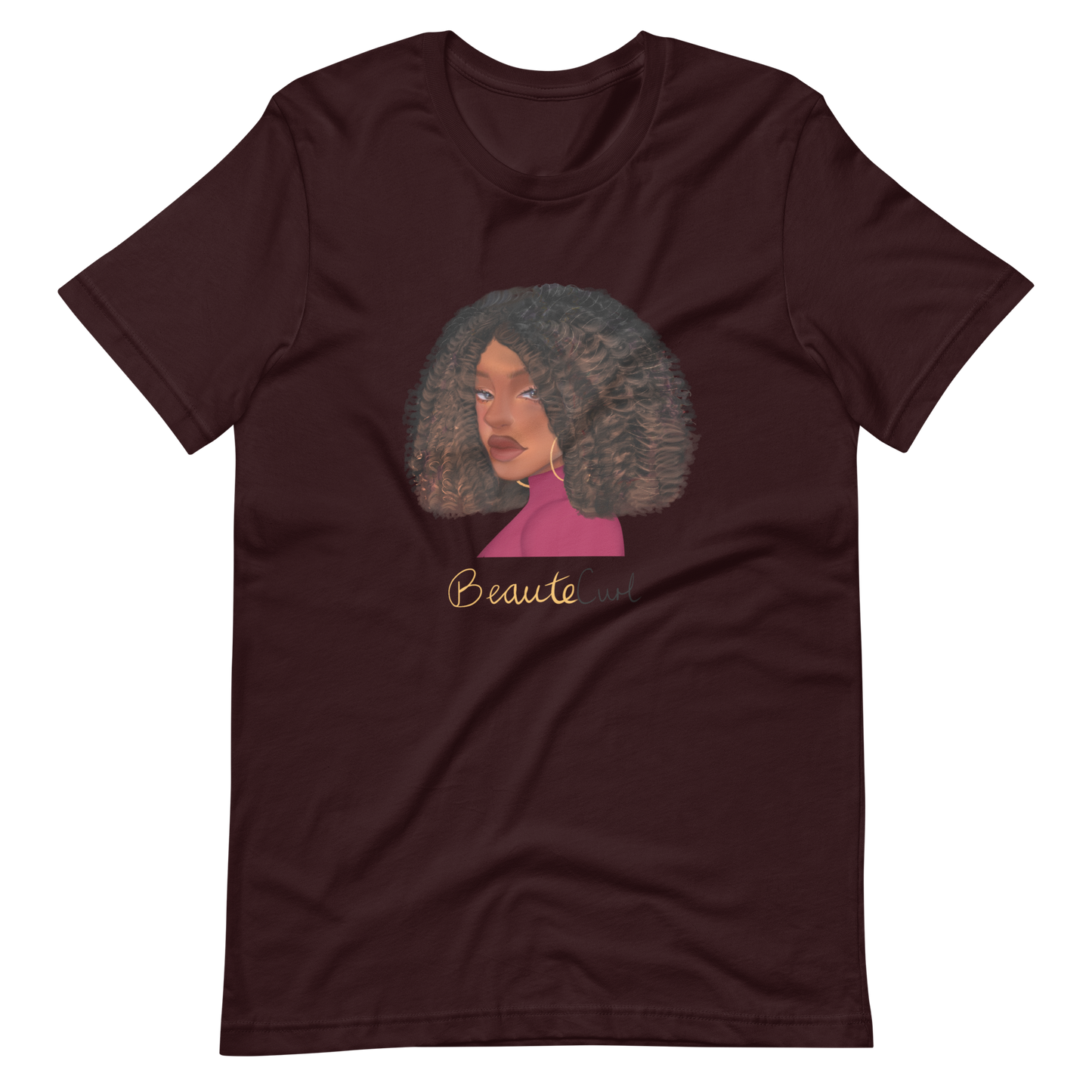 Curly Bob Beaute Unisex t-shirt