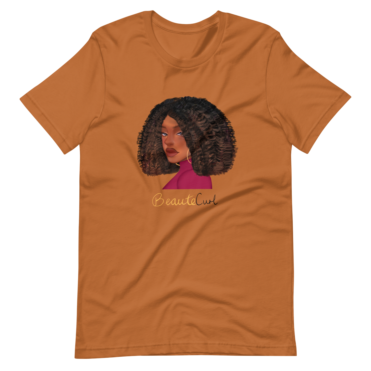 Curly Bob Beaute Unisex t-shirt