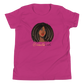 Wavy Hair Beaute Youth Short Sleeve T-Shirt