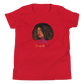 Curly Bob Beaute Youth Short Sleeve T-Shirt